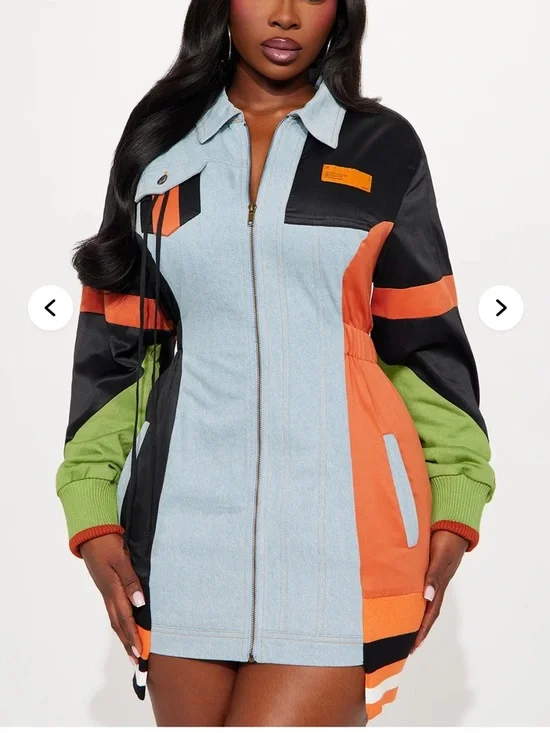 Fashionnova Sonic Zoom Denim Mini Dress - Picture 3 of 8